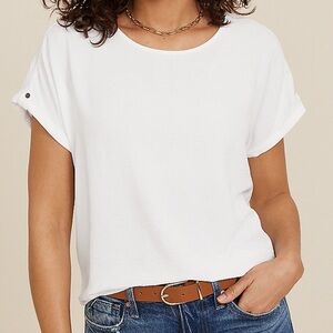 Maurices Delton Zipper Back Blouse